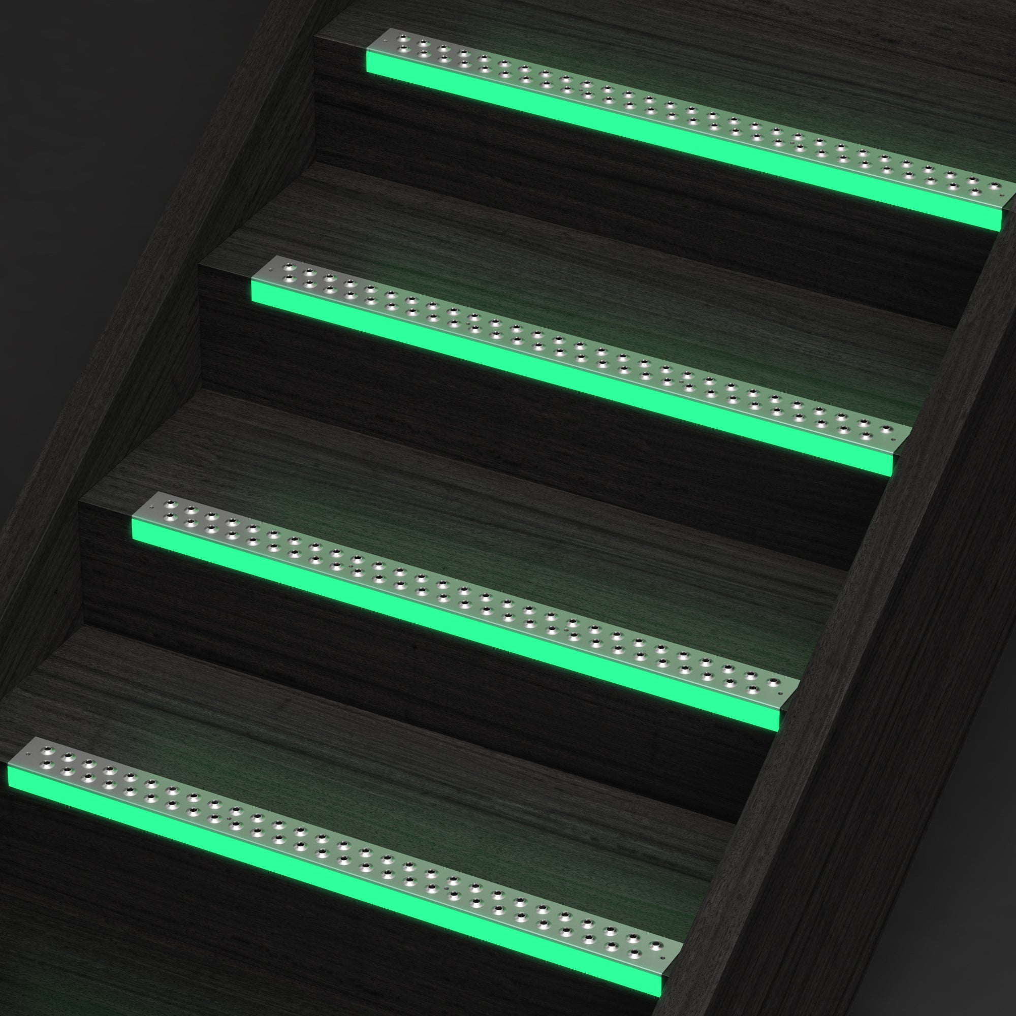 STEADY-STEP Anti-Slip Stair Nosing for Outdoor Stairs - Durable Aluminum