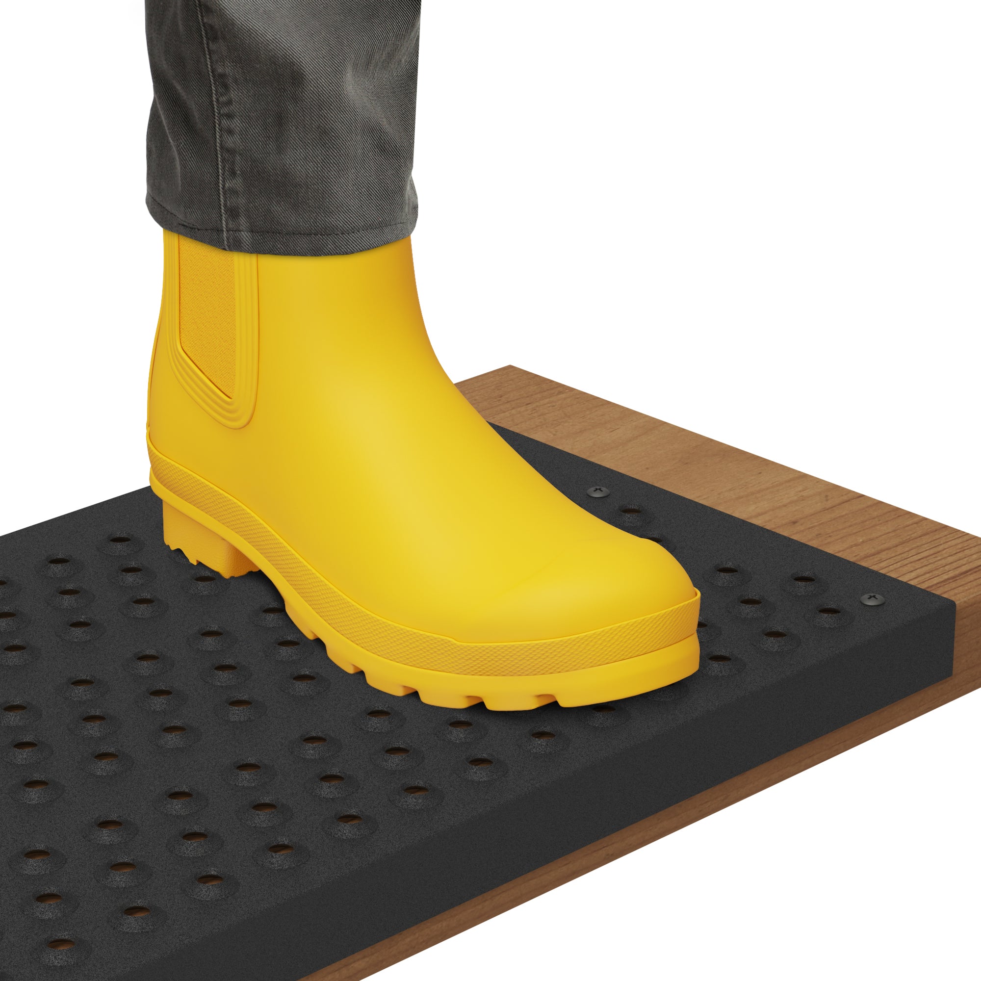 STEADY-STEP Anti-Slip Stair Tread Cover for Outdoor Stairs - Durable Aluminum
