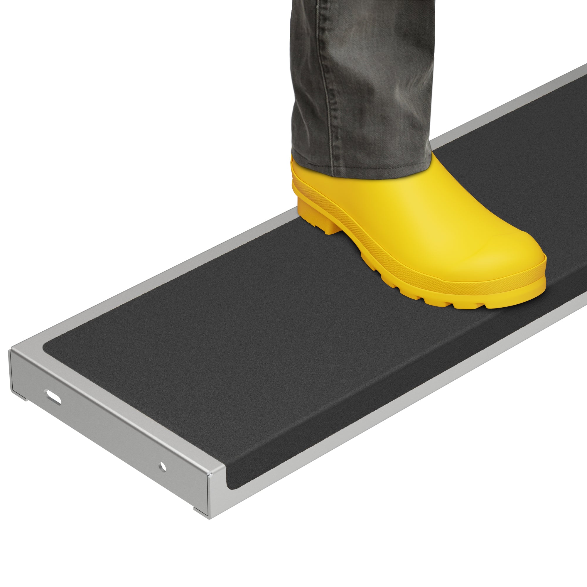 STEADY-STEP Grit-Surface Stair Tread - Heavy Duty Aluminum