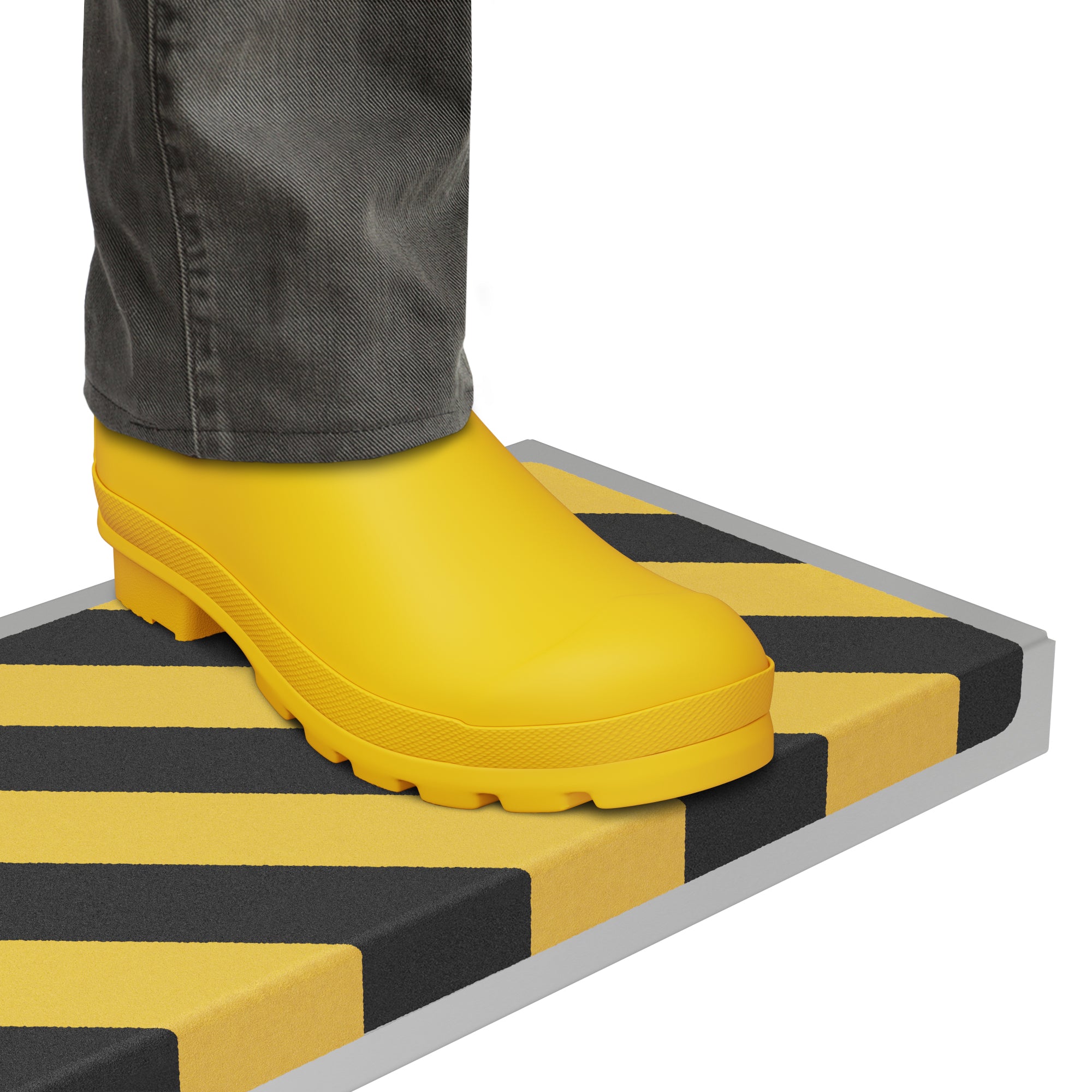 STEADY-STEP Grit-Surface Stair Tread - Heavy Duty Aluminum