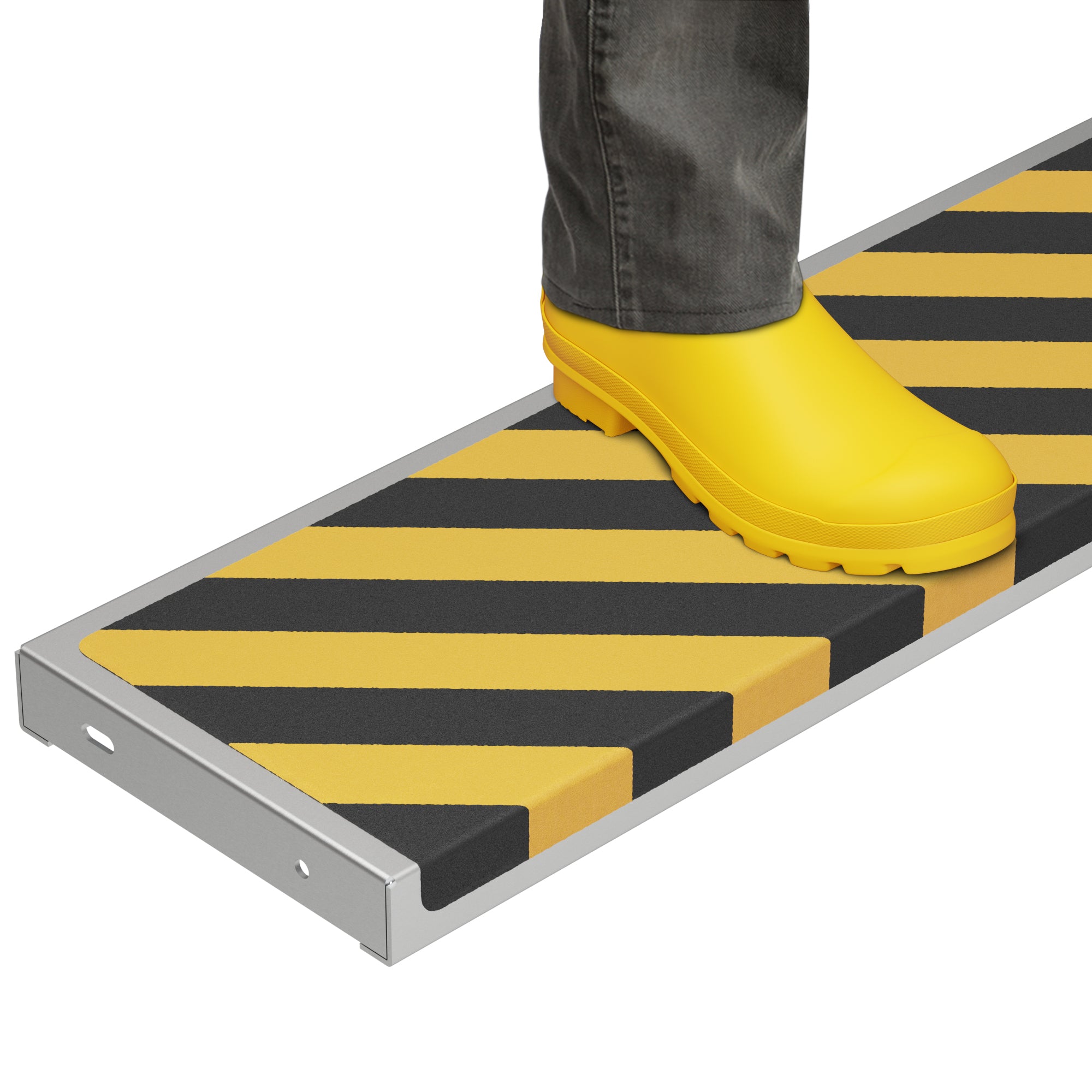 STEADY-STEP Grit-Surface Stair Tread - Heavy Duty Aluminum