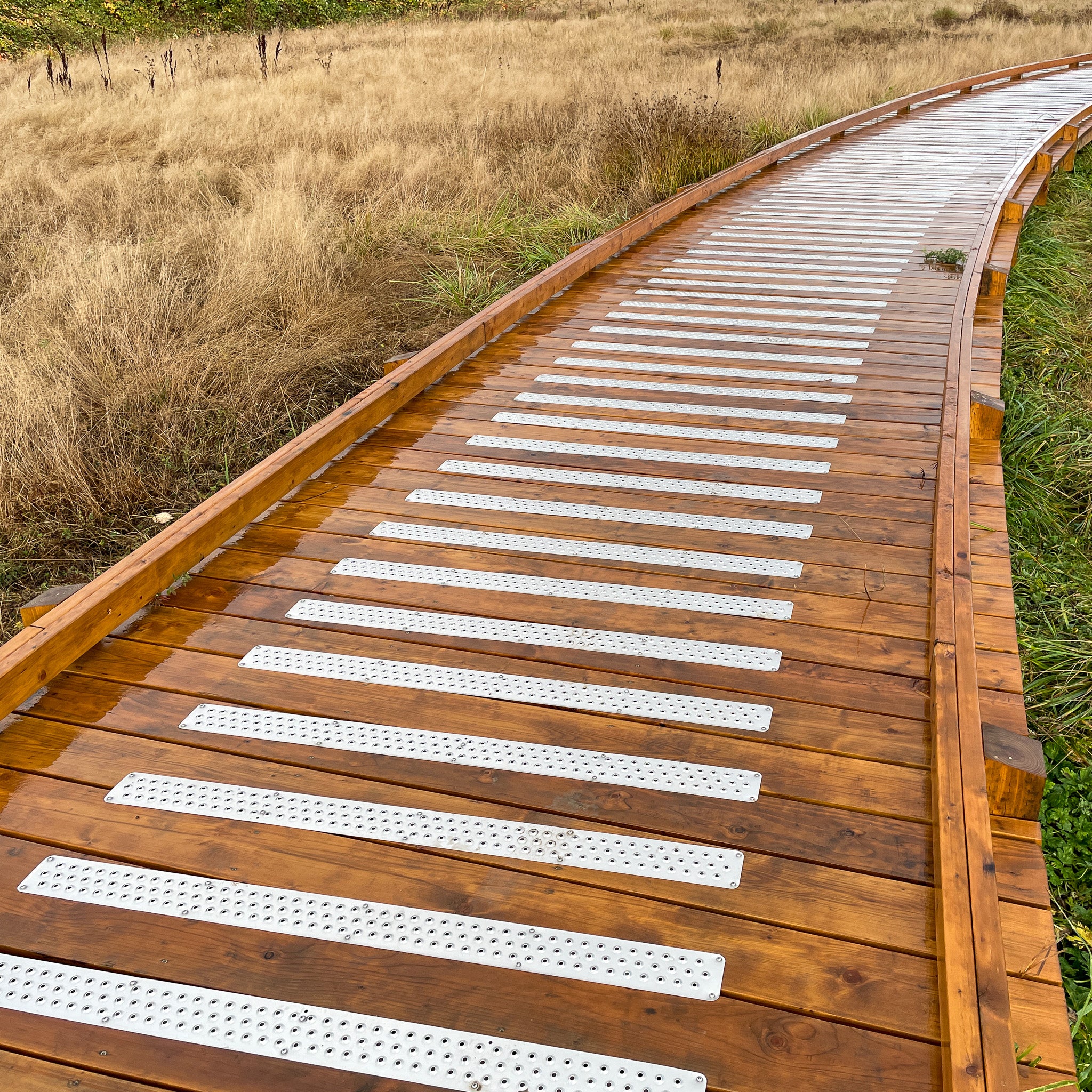 STEADY-STEP Anti-Slip Stair Strip for Outdoor Stairs - Durable Aluminum