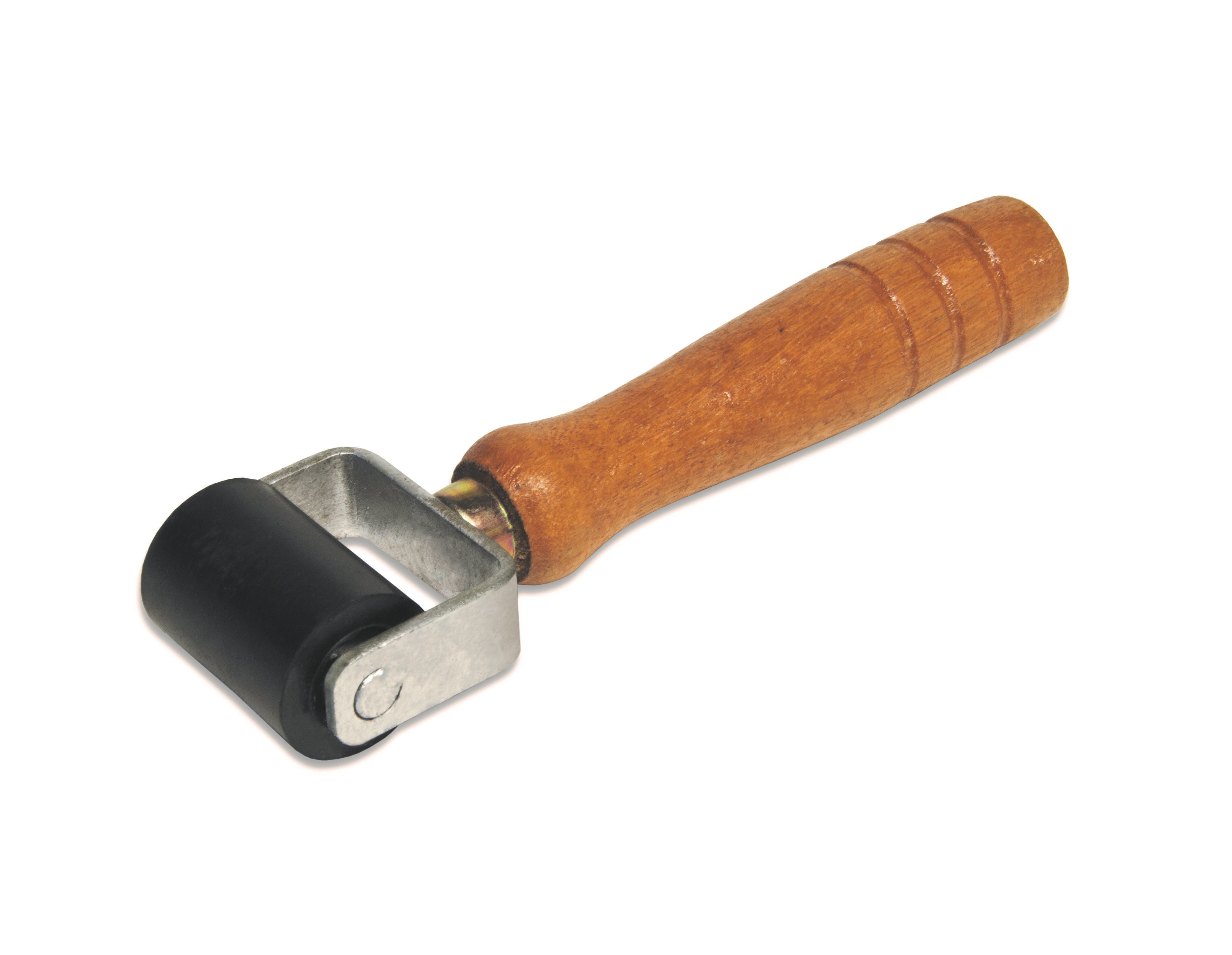 Grit Tape Applicator Roller - 2-1/2" Inch Wide Rubber Roller with Wooden Handle