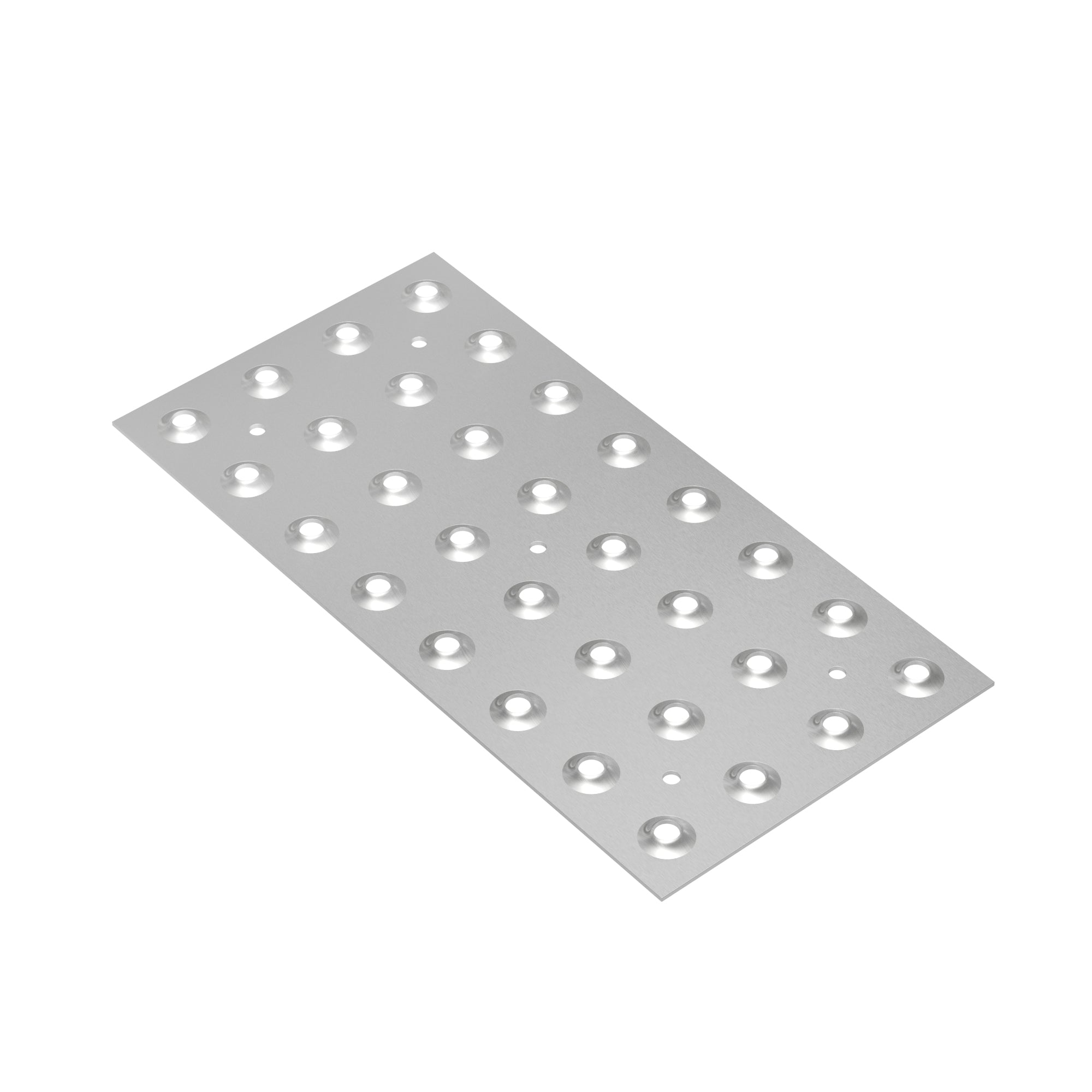 Aluminum Tread Plate (Multipack) - Safe and Slip-Resistant Modular Tiles for Outdoor Use - Easy to Install, Screws Included