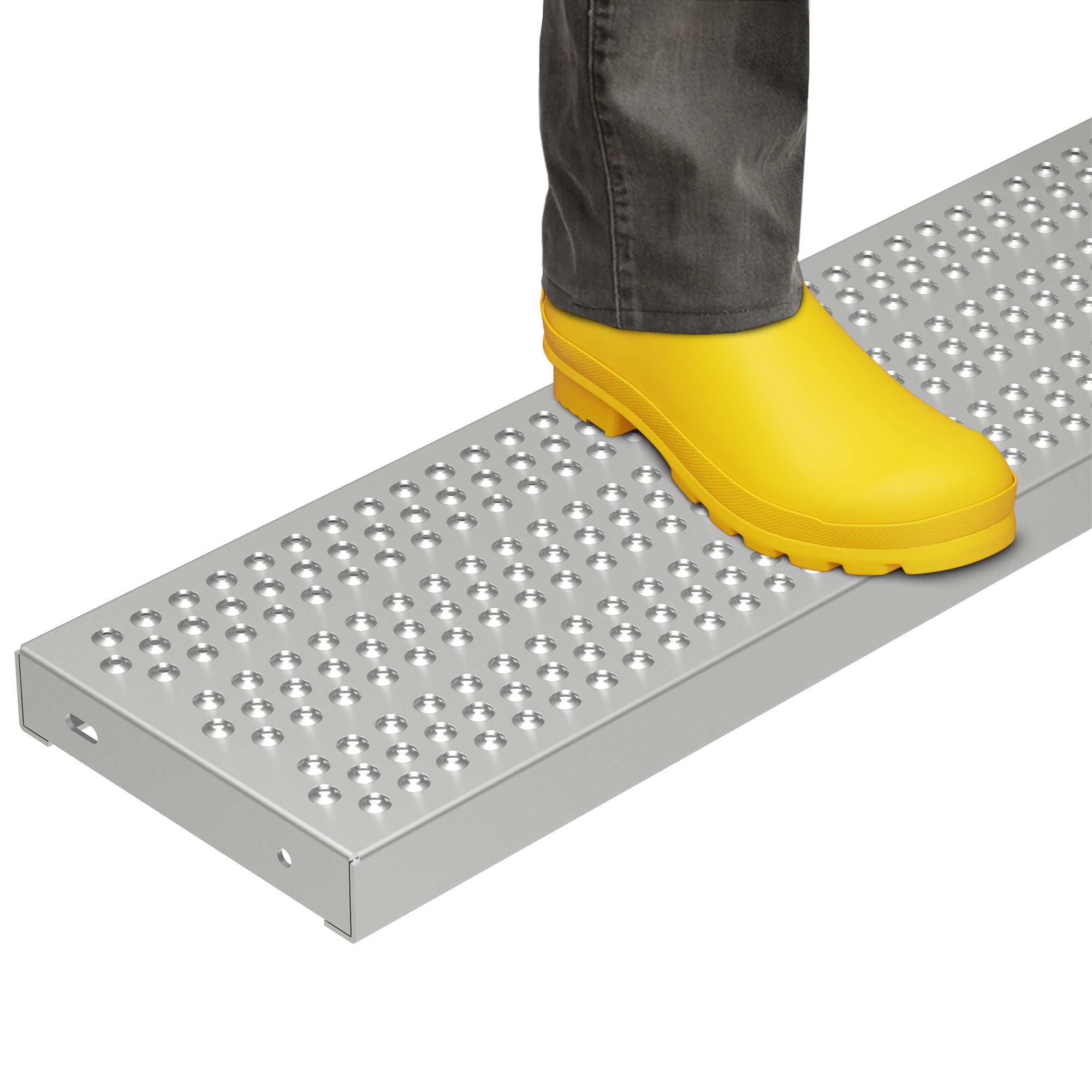 STEADY-STEP Anti-Slip Stair Tread - Heavy Duty Aluminum Construction