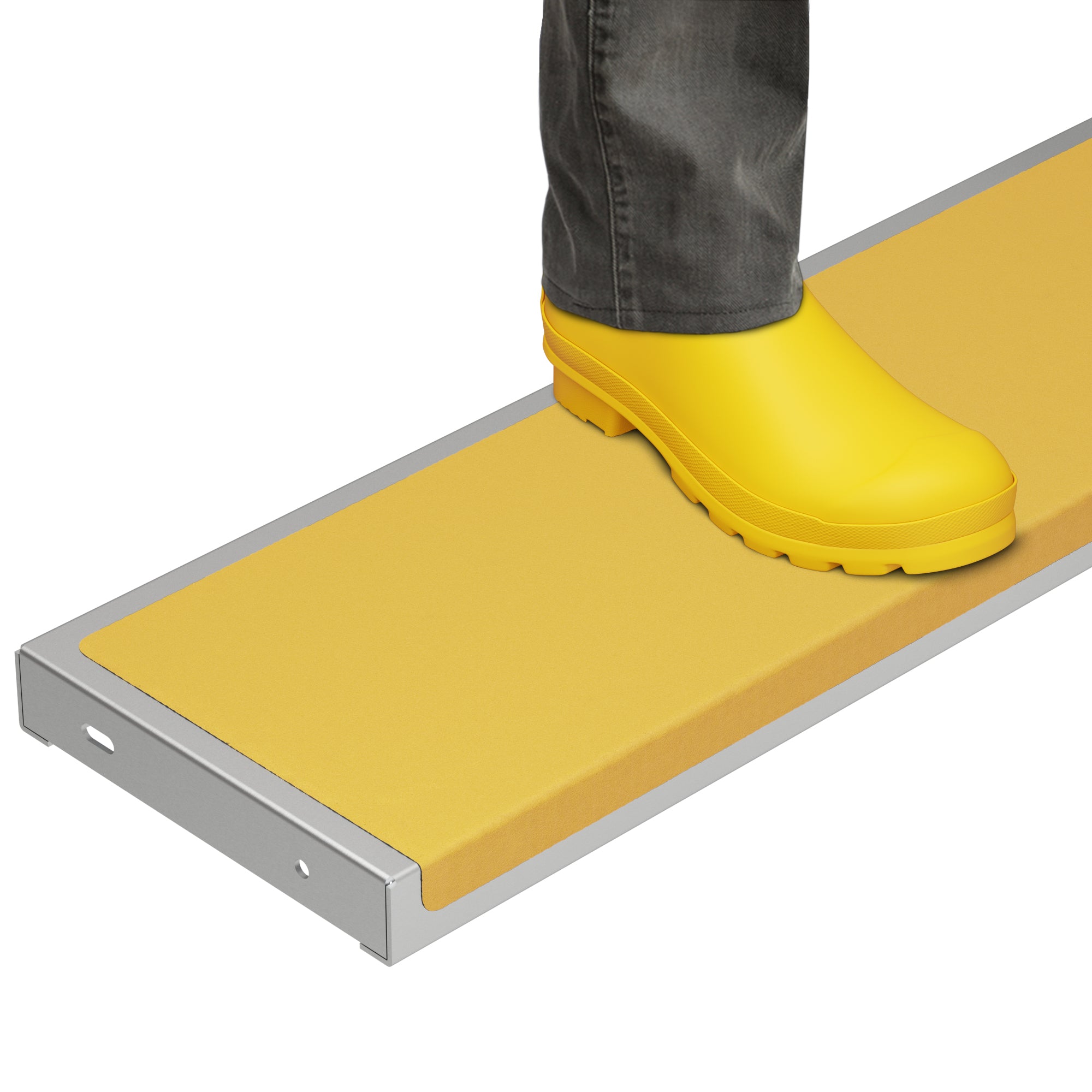 STEADY-STEP Grit-Surface Stair Tread - Heavy Duty Aluminum