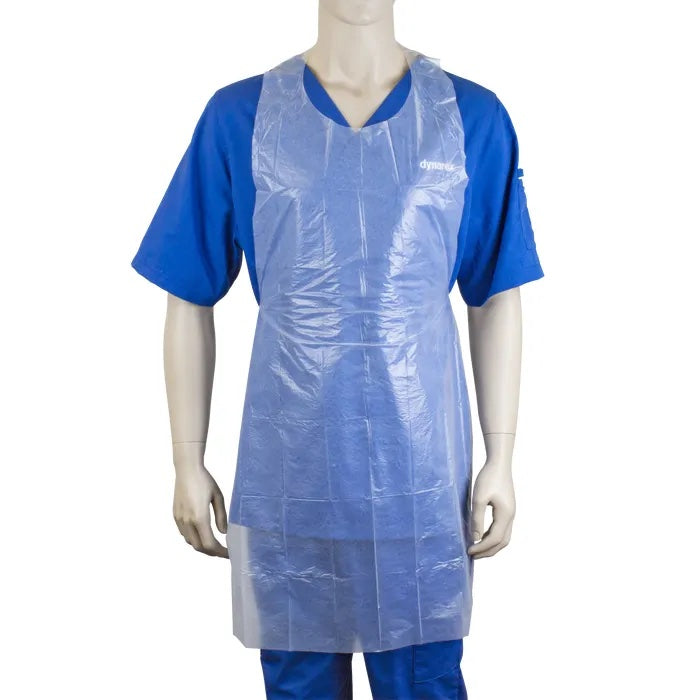 Full Size Polyethylene Aprons, Individually Wrapped, 100 pcs