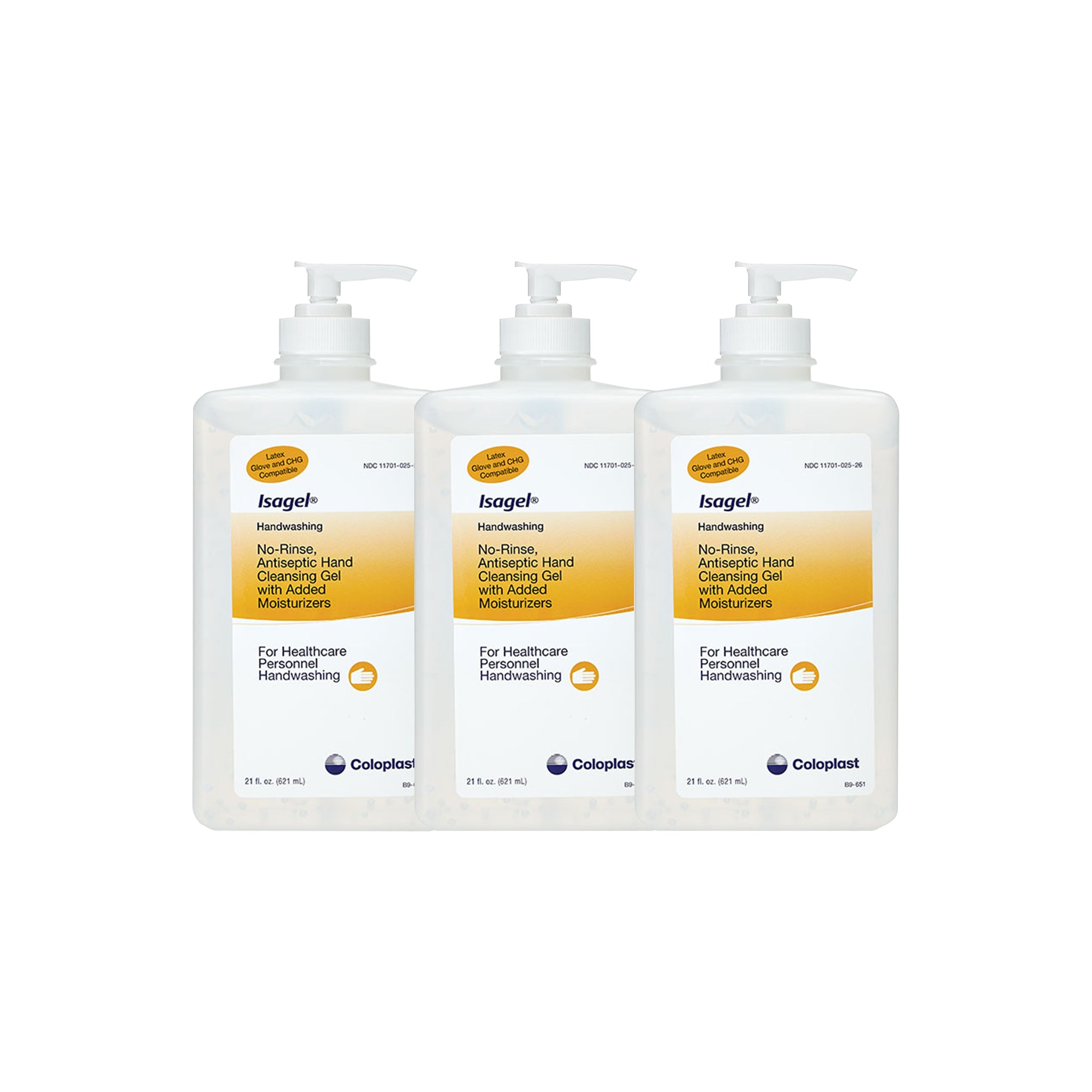 621 ml Isagel® No-rinse, Instant Hand Sanitizing Gel Multipack