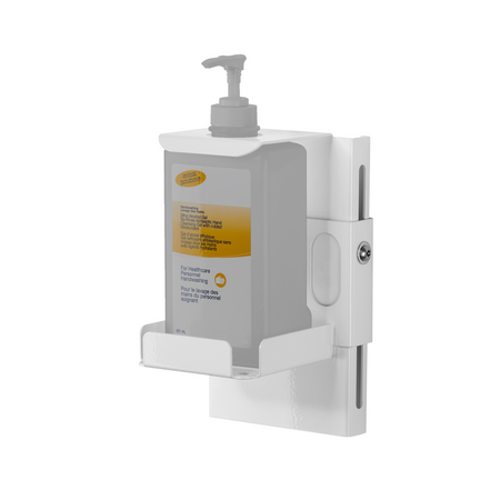 Locking Hand Sanitizer Dispenser - Adjustable, Indoor/Outdoor