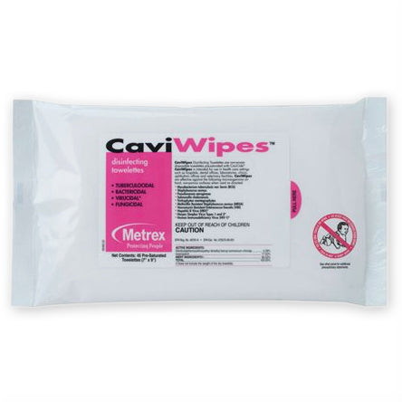 CaviWipes Disinfecting Wipes Flat Pack – 45 count